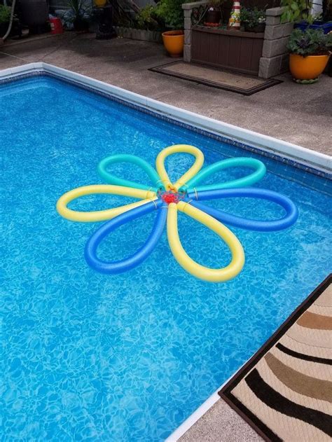 How To Make A Diy Pool Noodle Flower Float For Ultimate Pool Lazing