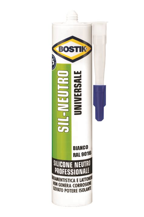 Bostik SIL NEUTRO Bianco RAL 9016 300ml EcoBrico