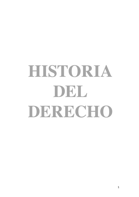 Historia Del Derecho Apuntes De Baltar Todo El Temario Histor Ia