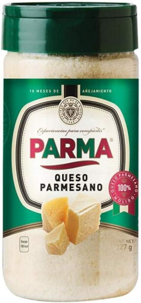 Parma Queso Parmesano Molido 100 Leche 10 meses de Maduración con