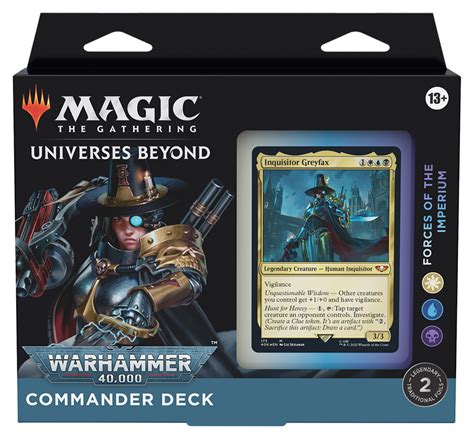 Universes Beyond Warhammer 40 000 Commander Deck Display 4 Decks