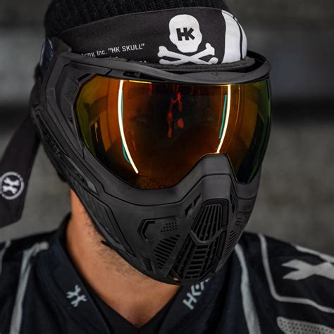 Slr Goggle - Nova (Black/Black) Scorch Lens | Paintball Goggle | Mask