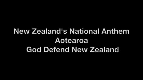 New Zealand's National Anthem Chords - Chordify