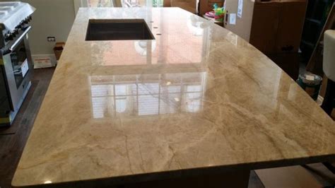 Taj Mahal Quartzite Kitchen Chicago Granite Countertops Chicago