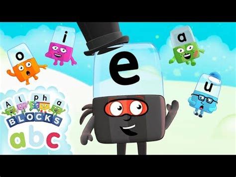 Alphablocks - Magic E and Other Vowels! | Home School Help | Phonics ...