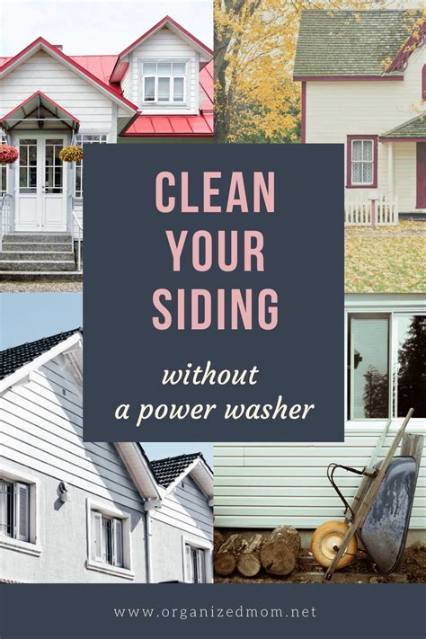 how to clean siding without a power washer