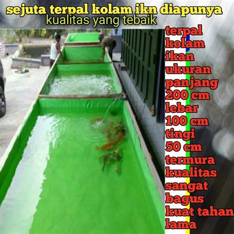 Jual Terpal Kolam Ikan Lele Uk X X Type A Korea Di Lapak Toko