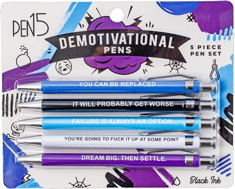 Amazon 5 Pack Fuck Pens Funny Fuck It Pens Fuck Off Pens Swear