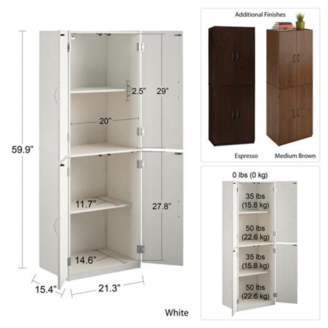 Mainstays Door Storage Cabinet White Stipple Etsy