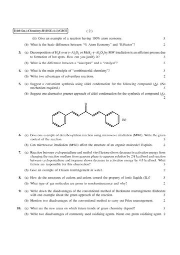 File Cu 2021 B Sc Honours Chemistry Semester Vi Paper Dse A 3 Qp Pdf