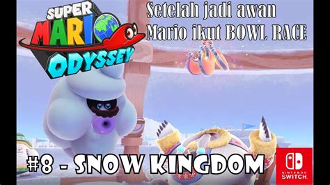 SUPER MARIO ODYSSEY SNOW KINGDOM Look For Powermoon In Cold Water