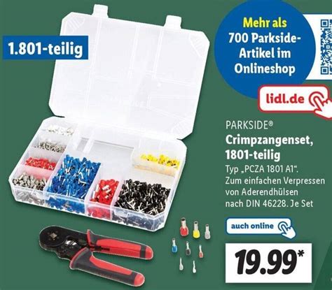 PARKSIDE Crimpzangenset 1801 Teilig Angebot Bei Lidl