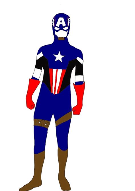 My captain America suit design : r/CaptainAmerica