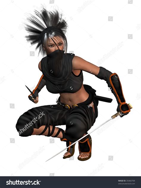 African American Female Ninja