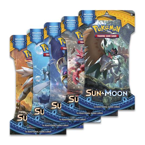 Pok Mon Tcg Sun Moon Sleeved Booster Pack