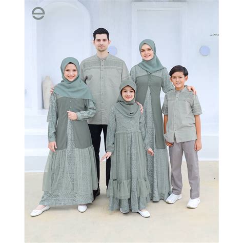 Jual Sarimbit Ethica Gamis Ethica Kagumi Sage Green Koko