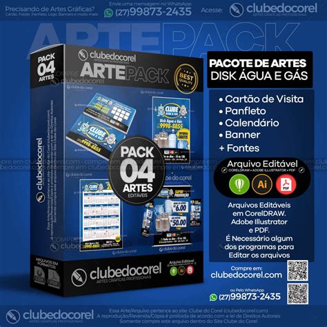 Pacote Artes Disk Gua E G S Cdr Pdf Ai Clube Do Corel