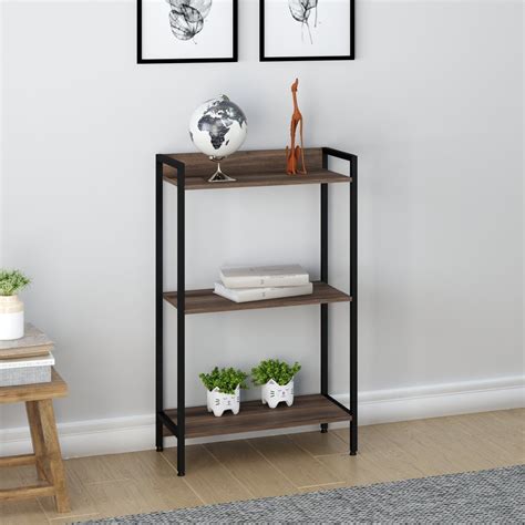 Estante para Livros Industrial Aço Multiuso 3 Prateleiras 104x60cm