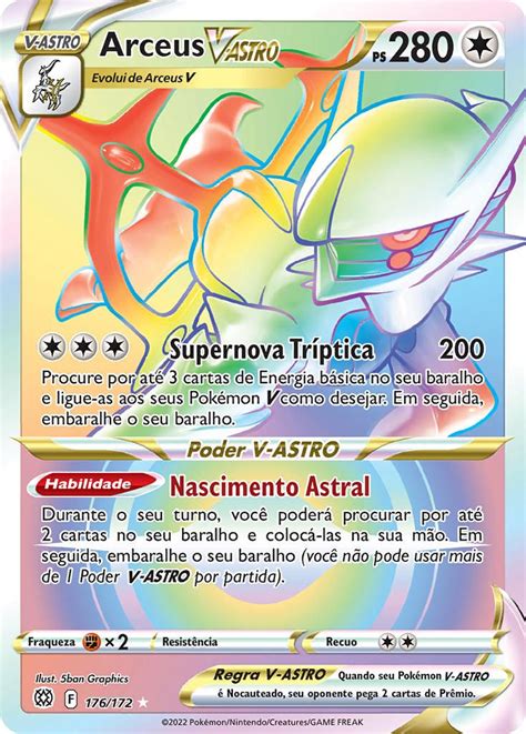 Arceus V Astro Pok Mon Myp Cards