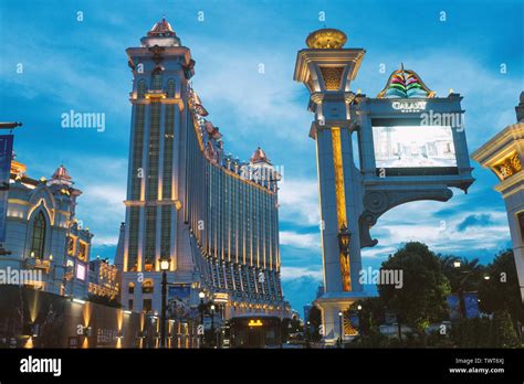 Galaxy Macau, the hotel resort and casino in Cotai strip, Taipa of ...