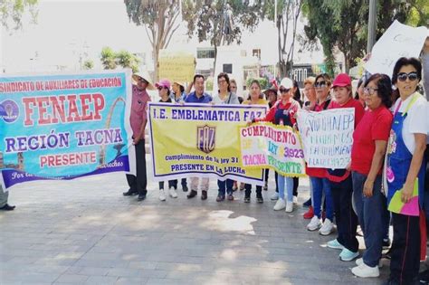 Auxiliares De Educación Demandan Incremento De Remuneraciones Diario