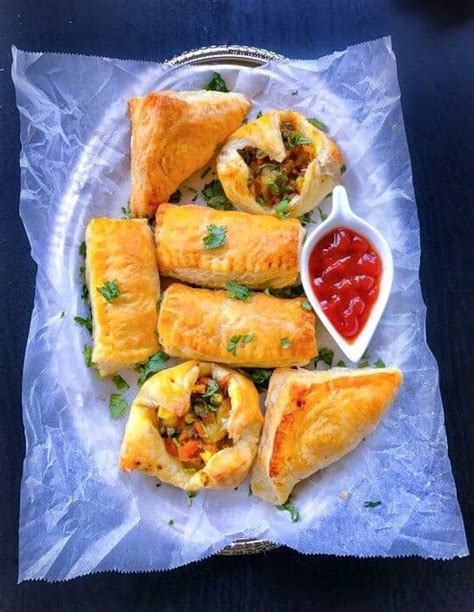 Vegetable Puff Recipe (Indian Curry Puff) #currypuff