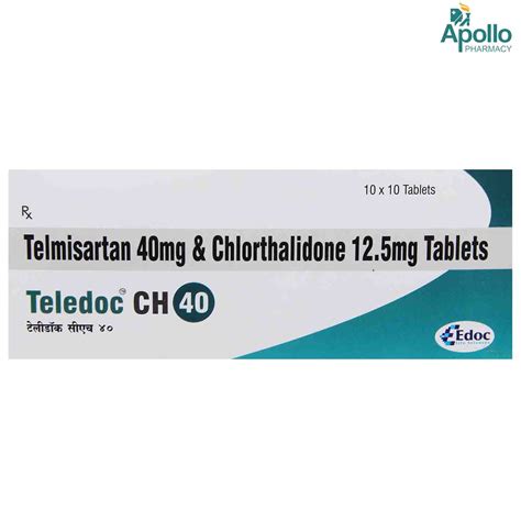 Telvista Ch 40 12 5mg Tablet 10 S Price Uses Side Effects