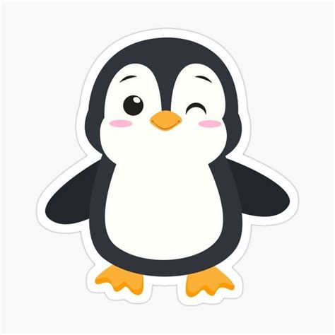 Pin By Fatimah On Cute Easy Drawings Penguin Drawing Cute