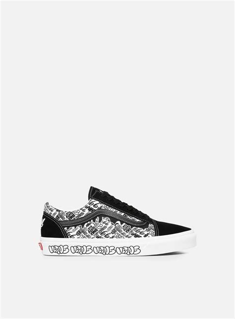 Vans Old Skool Graffiti Blackwhite