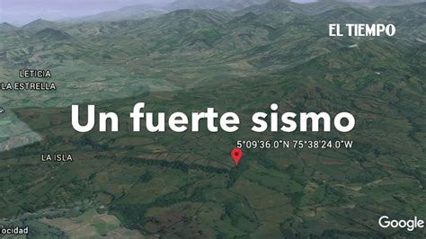 Sismo De Magnitud Se Sinti En Manizales El Tiempo Youtube