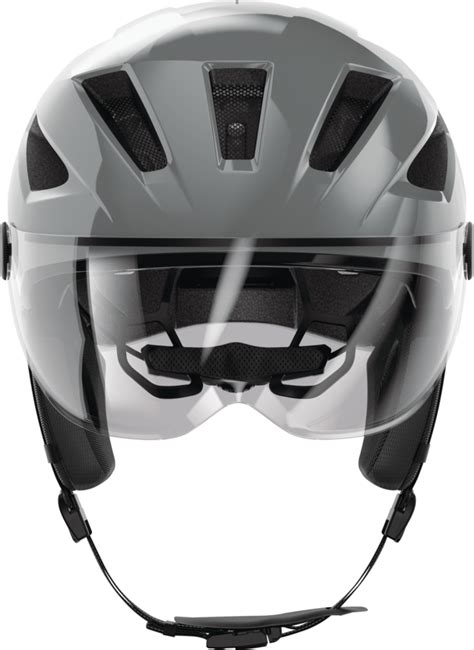 Fahrradhelm Pedelec 2 0 ACE race grey M mit LED Rücklicht ABUS