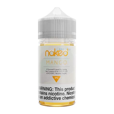 Mango Ice 60ml Vape Juice Naked 100 3MG Element Vape