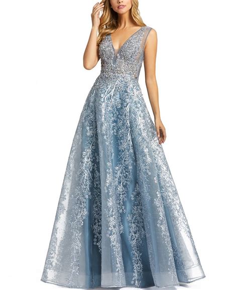 Mac Duggal Embellished Embroidered Ball Gown And Reviews Dresses