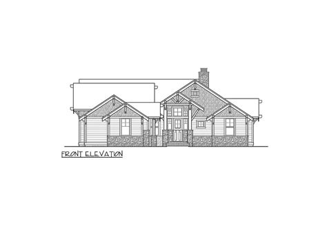 Mountain Craftsman House Plan with Finished Basement - 3365 Sq Ft ...