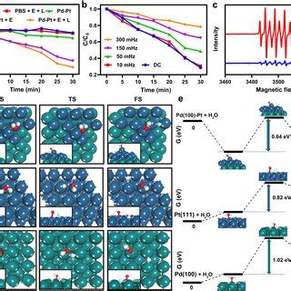 Electro Driven Catalytic Performance Of Pd Pt Nanosheets A Degradation