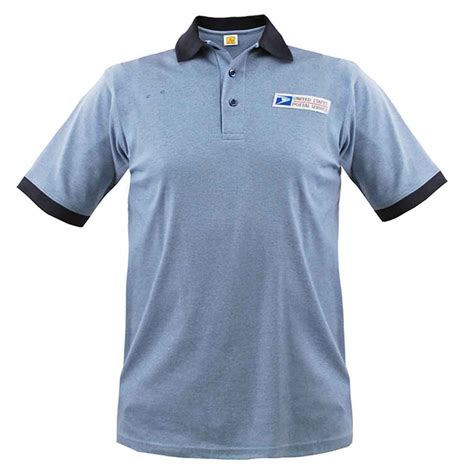 Mens Short Sleeve Postal Clerk Interlock Polo Mailman Letter Carrier And Uniform Company