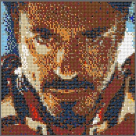 LEGO Iron Man Mosaic Marvel Avengers - Etsy