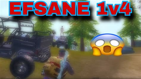 Efsane 1v4 Attım ONE MAN SQUAD pubgmobile YouTube