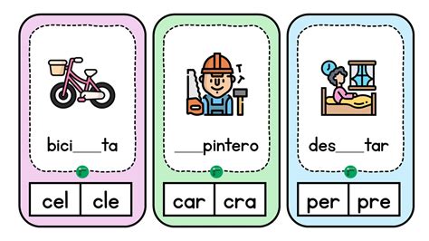 Dislexia Llavero De S Labas Trabadas Y Mixtas