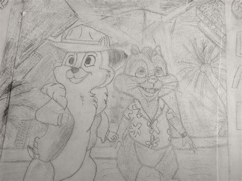 Chip and Dale rescue rangers Fan-Art by DisneyArtist1 on DeviantArt