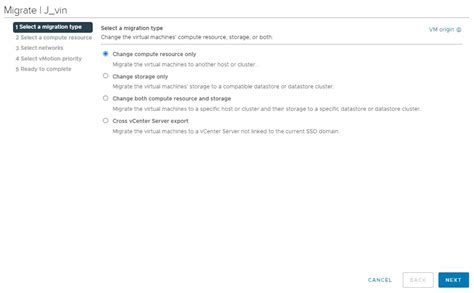 C Mo Mover Una Vm De Un Host Esxi A Otro En Maneras Vinchin Backup