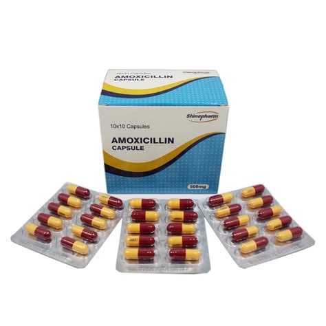 Amoxicillin Capsules 250mg 500mg With GMP China GMP And Bronchitis