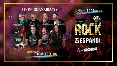 Boletos LO MEJOR DEL ROCK EN ESPAÑOL TOUR 2024 LEÓN GUANAJUATO