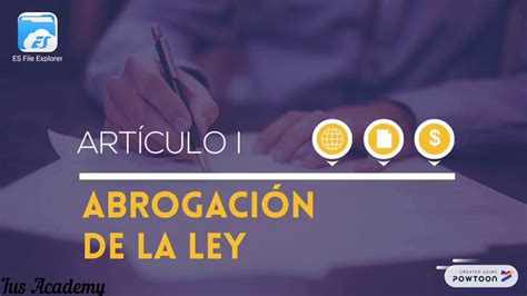 TÍtulo Preliminar ArtÍculo I AbrogaciÓn De La Ley Derecho Civil Youtube