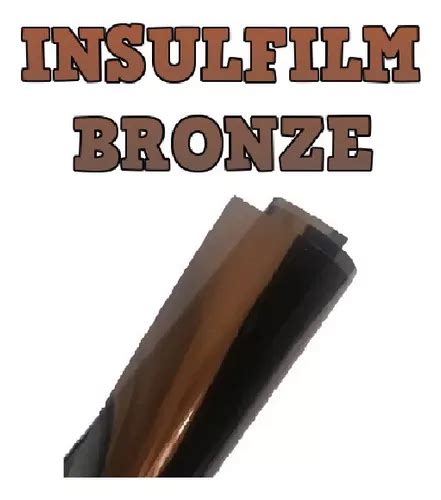 Pelicula Adesiva Para Porta Vidro Bronze Espelhado 2m X50cm MercadoLivre