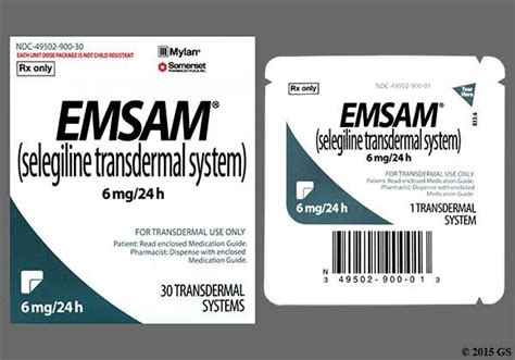 Emsam (selegiline) patch: Uses, Side Effects, Dosage & Reviews