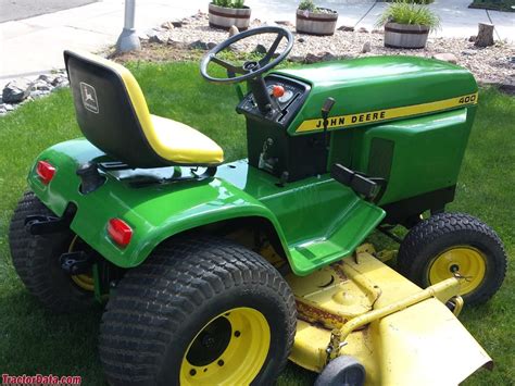 John Deere 400 Garden Tractor Loader - My Bios