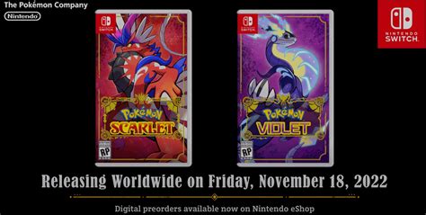 Pokémon Scarlet And Violet New Trailer 18th November 2022 Release Date