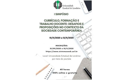 Divulgada programação do 1º Simpósio sobre Currículo Formação e