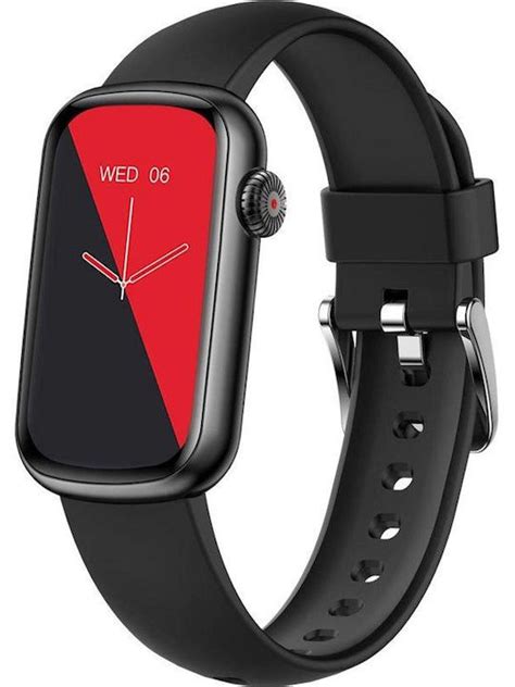 Garett Action Aluminium Αδιάβροχο Smartwatch με Παλμογράφο Μαύρο